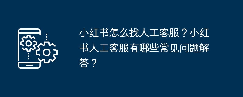 如何联系小红书客服？小红书客服常见问题解答有哪些？