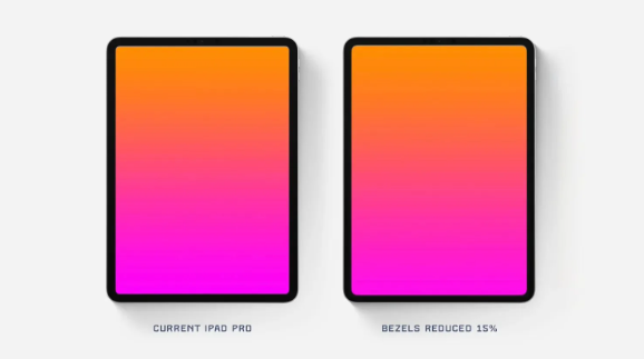 苹果计划推出边框更窄的OLED iPad Pro，大小更紧凑