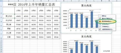 excel2007怎样添加柱形图-excel2007添加柱形图的方法