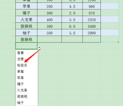 wps表格怎么用Alt键插入下拉列表_wps表格用Alt键插入下拉列表的步骤教程