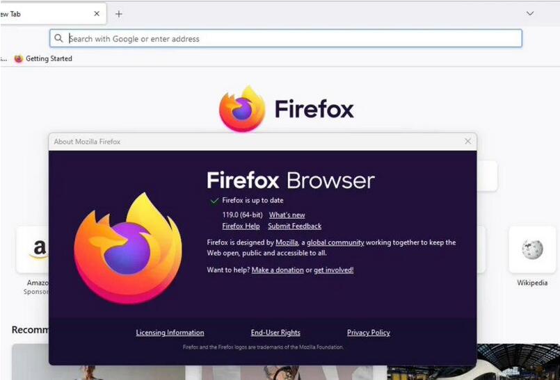 火狐浏览器发布最新Firefox 119 稳定版