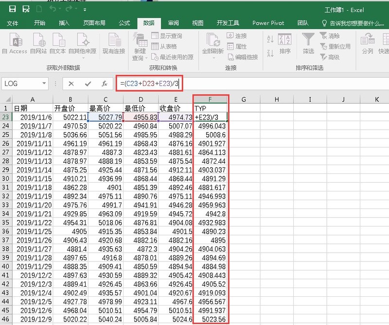 Excel绘制股票的CCI指标的详细方法