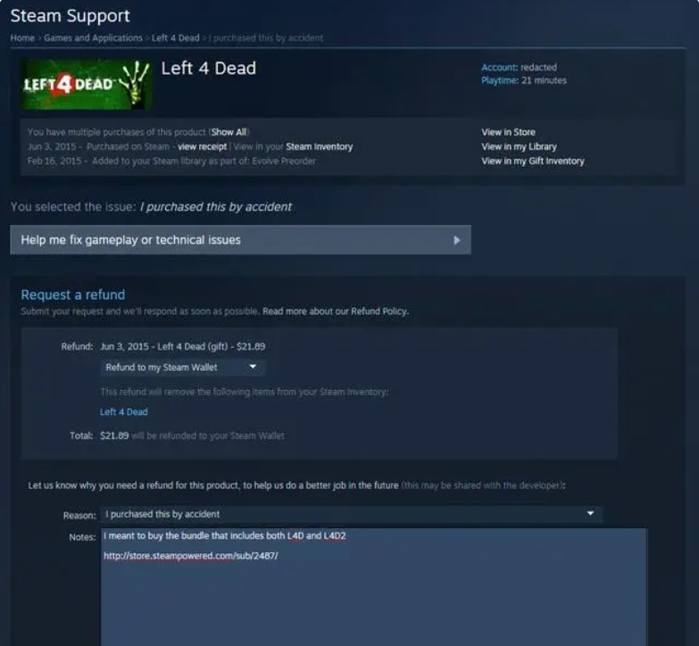 Steam退款申请在哪里？-Steam退款操作流程是什么？