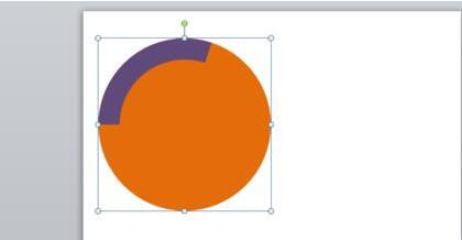 PPT绘制一个类似进度的环形图的图文教程
