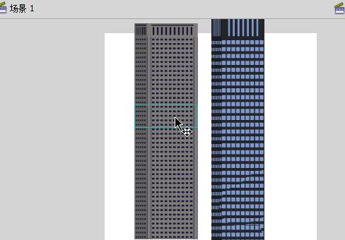 Flash使用刷子工具设计高楼大厦建筑物的操作方法