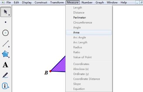 几何画板度量三角形的面积的详细教程