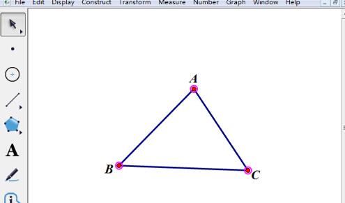 几何画板度量三角形的面积的详细教程