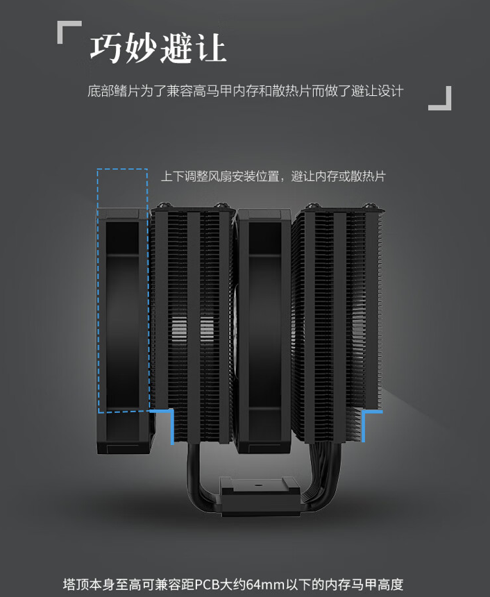 镰刀 Scythe 推出 Orochi 大蛇 CPU 风冷散热器：8 热管双塔双风扇，首发 659 元