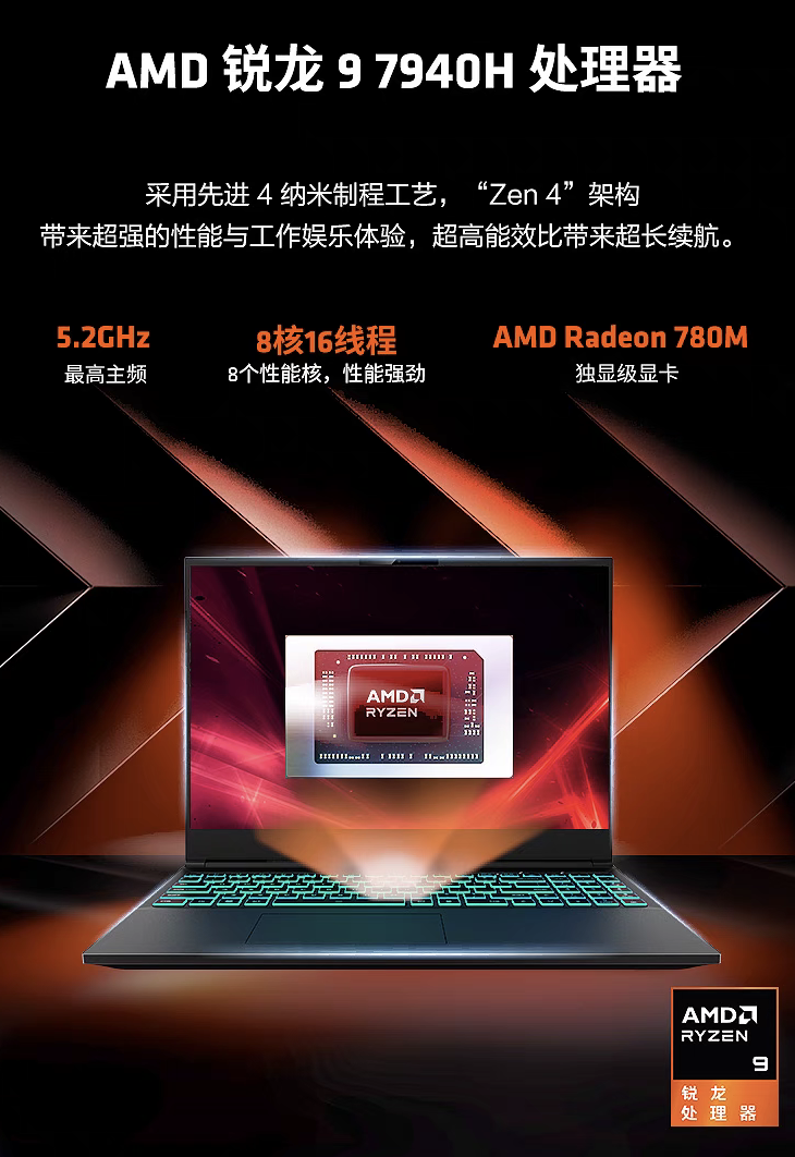 机械革命 2024 款蛟龙 16S 游戏本配置上新，锐龙 9 7940H+RTX4060 售 5999 元起