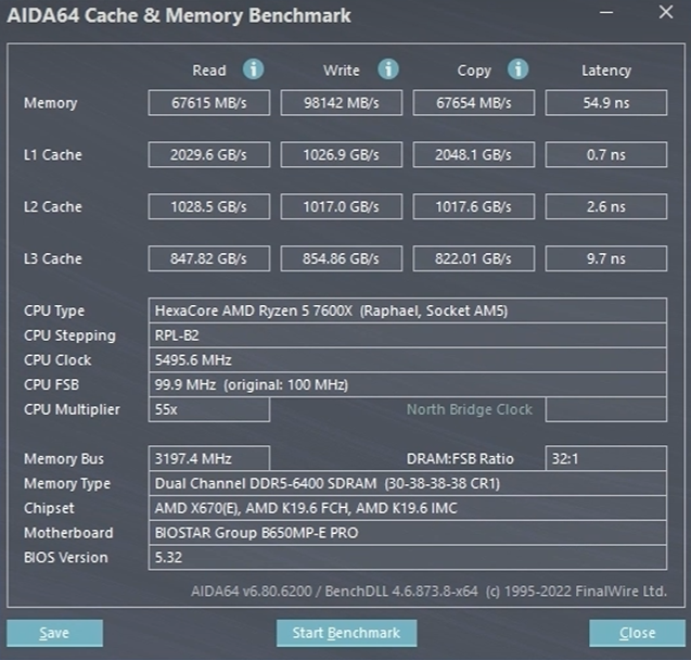 L1、L2 缓存带宽相比前代翻番，AMD 锐龙 5 9600X ES 工程版 AIDA64 测试曝光