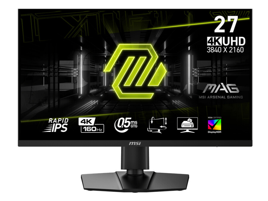 微星推出 MAG 274UPF E2 27 英寸显示器：4K 160Hz、Rapid IPS 面板