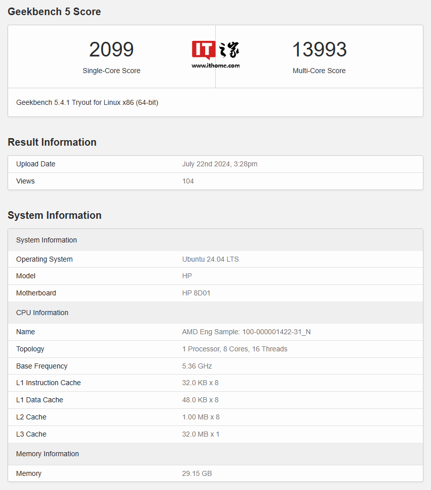 AMD 新处理器现身 Geekbench 跑分数据库，消息称为 Strix Halo 笔记本 APU