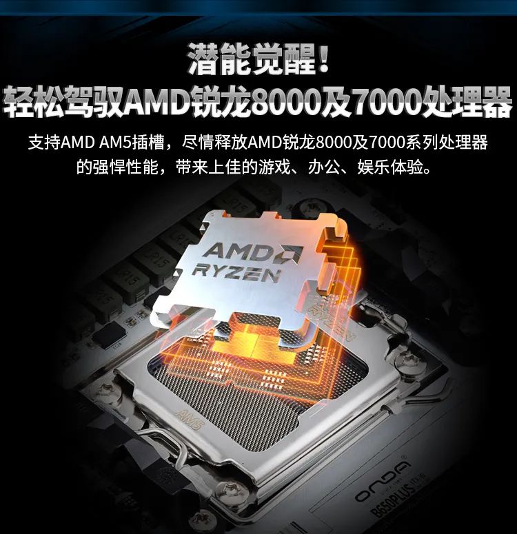 昂达 B650PLUS-ITX-W 发布：AMD 锐龙 8000/7000、双通道 DDR5，首发 619 元