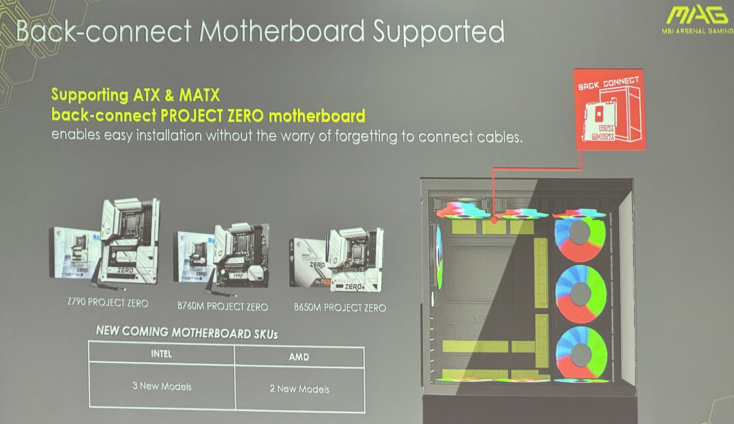 微星预告 PROJECT ZERO 背插主板新品：英特尔平台 3 款、AMD 平台 2 款