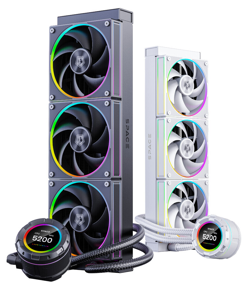 双 360mm 冷排，酷凛 ID-COOLING 推出 HUNTER GDL 等多款 AIO 水冷散热器新品