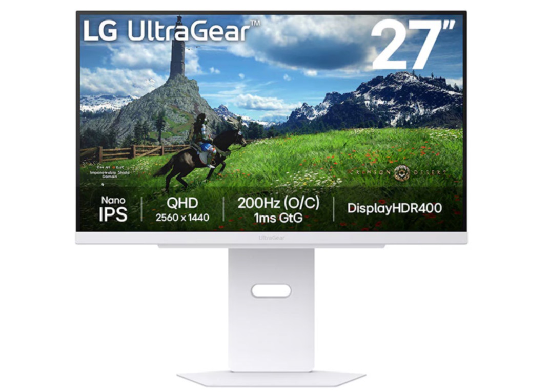 LG“27GS86Q”27 英寸显示器国行开售：2K 180Hz Nano IPS，2199 元起