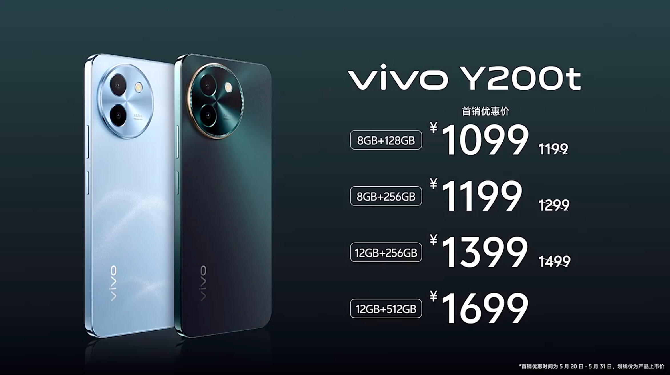 1099元起，vivo Y200系列正式发布：用超大电池卷起续航风暴