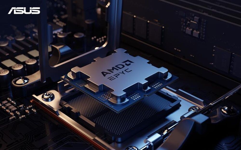 搭载 AMD EPYC 霄龙 4004 系列处理器，华硕推出多款服务器与工作站产品