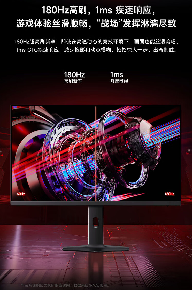 小米 Redmi 显示器 G27Q 多功能支架版 2025 款发布：27 英寸、180Hz 高刷，首发 949 元