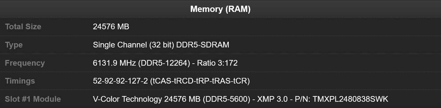 DDR5 频率记录再刷新：超频好手以全何内存条 + 华擎主板达成 12264MT/s