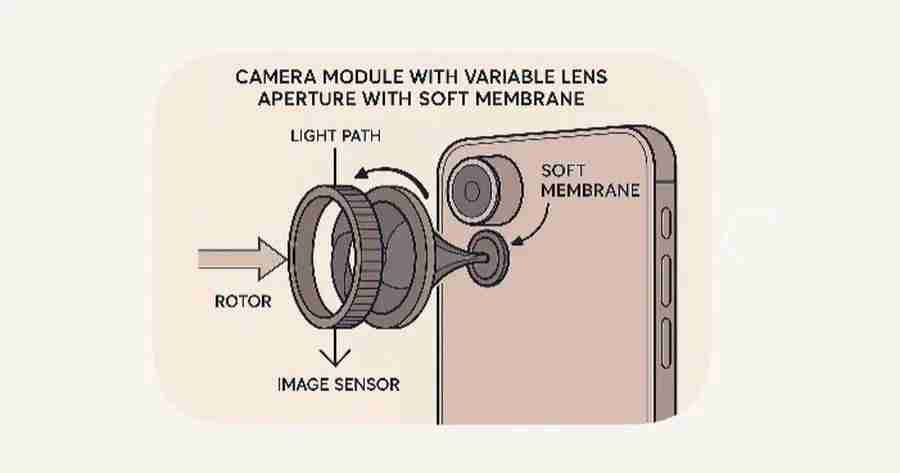 iPhone 相机也要有可变光圈了?苹果新专利超弹性薄膜或将替代机械叶片