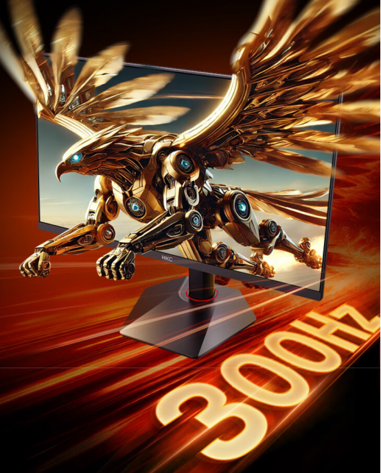 HKCG27H4Plus电竞显示器上市：2K300Hz疾速视界，1199元开启高能体验