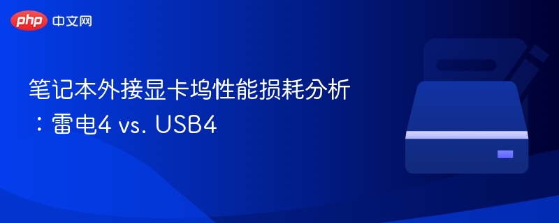 外接显卡性能对比：雷电4与USB4实测分析