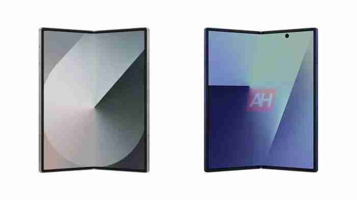  三星 Galaxy Z Fold7 渲染图曝光：取消屏下摄像头，主打轻薄设计 