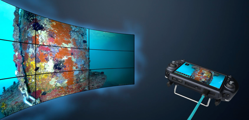 掌中视界，一触即达｜鳍源水下机器人Q-iRC行业带屏遥控器正式发布！