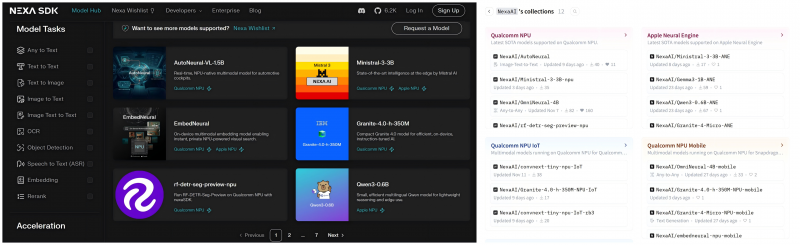 硅谷人工智能公司NexaAI发布端侧AI部署新思路