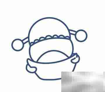 可爱财神简笔画教程