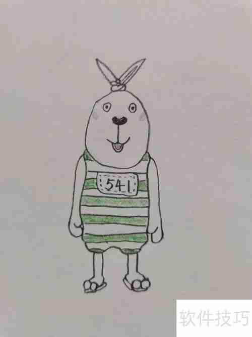 越狱兔:简单又可爱的兔子画法教程