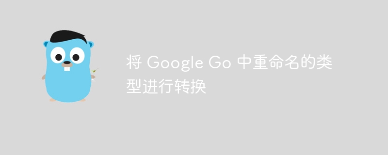 Google Go 类型重命名转换全解析