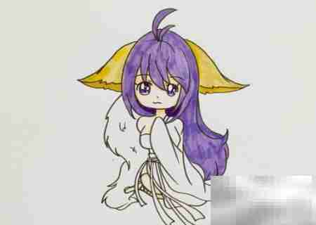 涂山雅雅简笔画教程