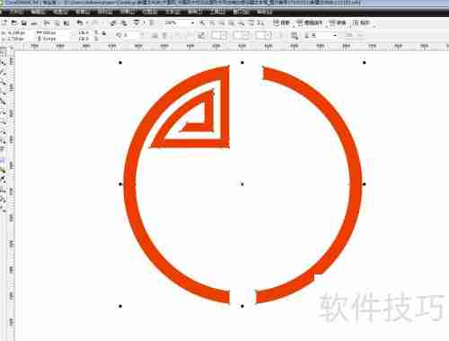 CDR绘制矢量花纹边框技巧