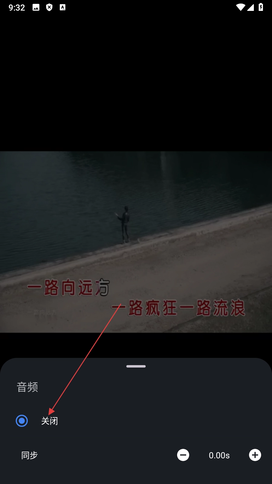 《arc player》关闭视频音频方法