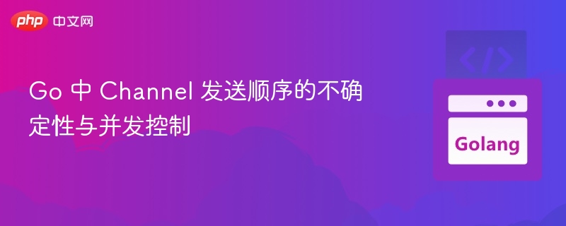 Go Channel 发送顺序与并发控制解析