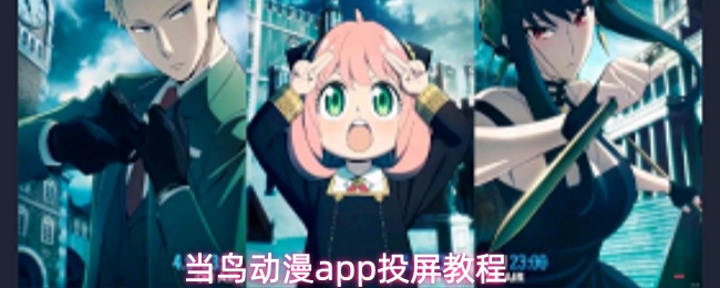 当鸟动漫app投屏教程