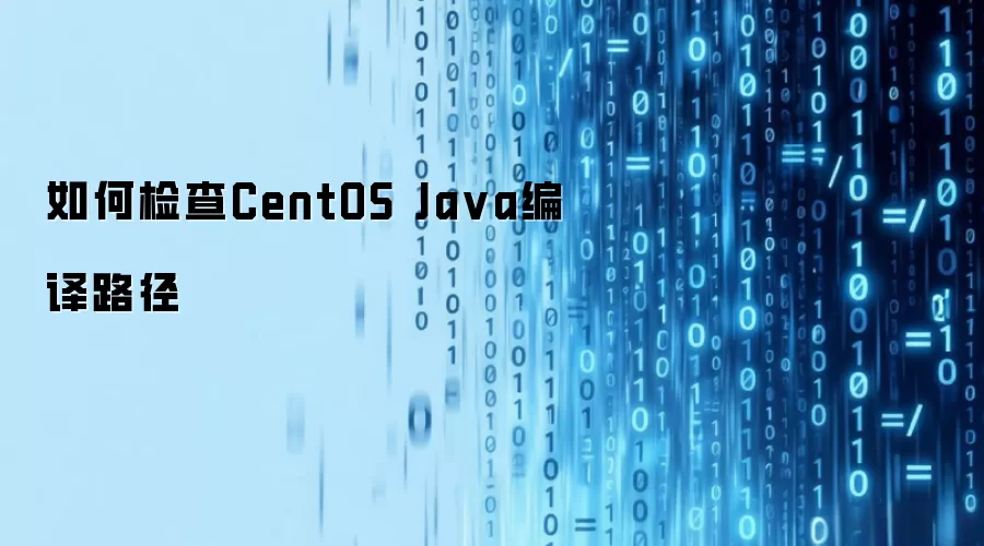 如何检查CentOS Ja va编译路径