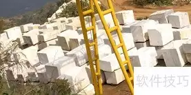 大理石荒料加工成板材流程