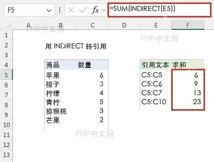 Excel强大的引用函数INDIRECT怎么用?操作要点整理