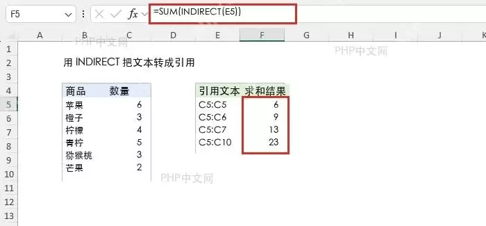 Excel利用INDIRECT函数怎么用?设置思路梳理