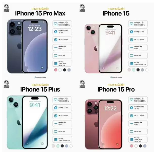 iPhone 15价格、颜色、发布日期大汇总 iPhone 15价格、颜色、发布日期大汇总