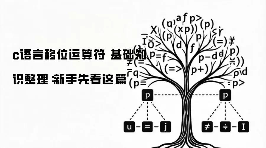 c语言移位运算符 基础知识整理：新手先看这篇