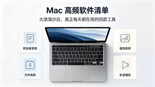 macOS 好用 App 合集：Paste、Yoink、Popvee 深度体验