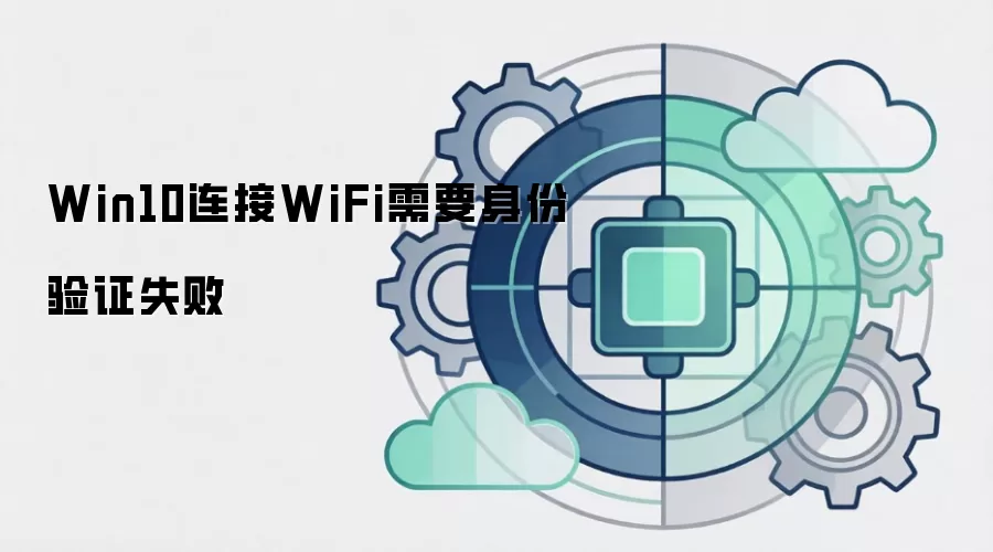 Win10连接WiFi需要身份验证失败