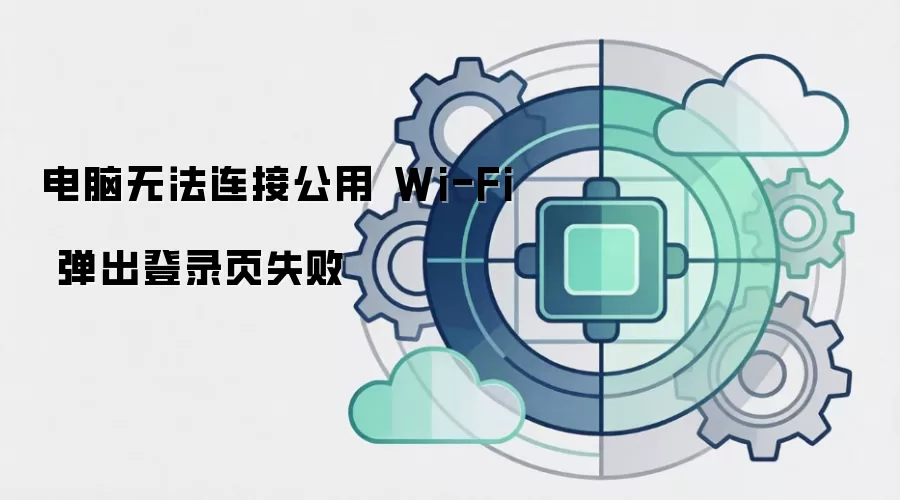 电脑无法连接公用 Wi-Fi 弹出登录页失败