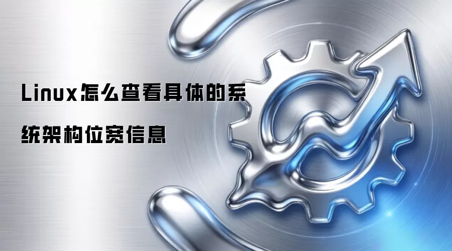 Linux怎么查看具体的系统架构位宽信息