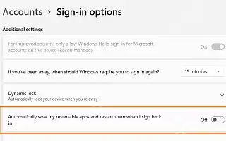 Win11怎么关闭开机自动打开上次应用