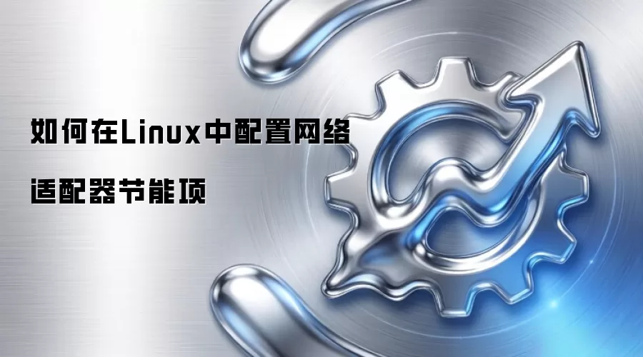 如何在Linux中配置网络适配器节能项